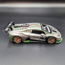 Load image into Gallery viewer, Explorafind 2022 Lamborghini Huracán LP 620-2 Super Trofeo EVO2 Grey 1:32 Die Cast Car
