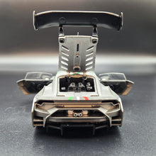 Load image into Gallery viewer, Explorafind 2022 Lamborghini Huracán LP 620-2 Super Trofeo EVO2 Grey 1:32 Die Cast Car
