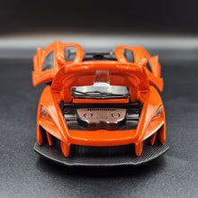 Load image into Gallery viewer, Explorafind 2019 McLaren Senna Orange 1:32 Die Cast Car
