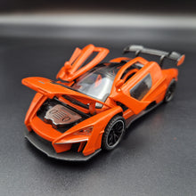 Load image into Gallery viewer, Explorafind 2019 McLaren Senna Orange 1:32 Die Cast Car
