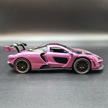 Load image into Gallery viewer, Explorafind 2019 McLaren Senna Purple 1:32 Die Cast Car
