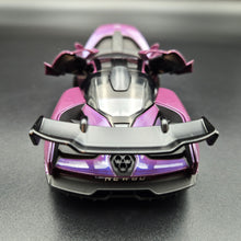 Load image into Gallery viewer, Explorafind 2019 McLaren Senna Purple 1:32 Die Cast Car
