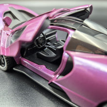 Load image into Gallery viewer, Explorafind 2019 McLaren Senna Purple 1:32 Die Cast Car
