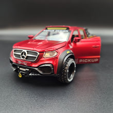 Load image into Gallery viewer, Explorafind 2019 Mercedes-Benz X-Class 6x6 Pickup Red 1:32 Die Cast Pickup
