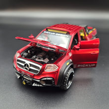 Load image into Gallery viewer, Explorafind 2019 Mercedes-Benz X-Class 6x6 Pickup Red 1:32 Die Cast Pickup
