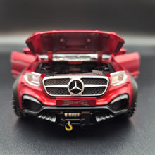 Load image into Gallery viewer, Explorafind 2019 Mercedes-Benz X-Class 6x6 Pickup Red 1:32 Die Cast Pickup
