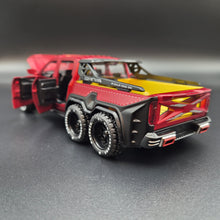 Load image into Gallery viewer, Explorafind 2019 Mercedes-Benz X-Class 6x6 Pickup Red 1:32 Die Cast Pickup
