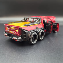 Load image into Gallery viewer, Explorafind 2019 Mercedes-Benz X-Class 6x6 Pickup Red 1:32 Die Cast Pickup
