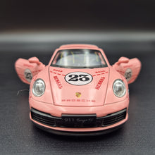 Load image into Gallery viewer, Explorafind 2021 Porsche 911 Targa 4S Pink 1:32 Die Cast Car
