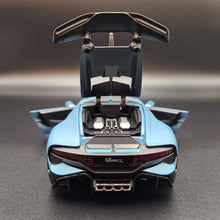 Load image into Gallery viewer, Explorafind 2021 Bugatti Divo Satin Blue 1:32 Die Cast Car
