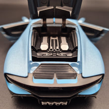 Load image into Gallery viewer, Explorafind 2021 Bugatti Divo Satin Blue 1:32 Die Cast Car
