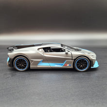 Load image into Gallery viewer, Explorafind 2021 Bugatti Divo Satin Grey 1:32 Die Cast Car
