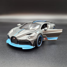 Load image into Gallery viewer, Explorafind 2021 Bugatti Divo Satin Grey 1:32 Die Cast Car
