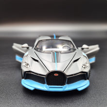 Load image into Gallery viewer, Explorafind 2021 Bugatti Divo Satin Grey 1:32 Die Cast Car
