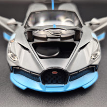 Load image into Gallery viewer, Explorafind 2021 Bugatti Divo Satin Grey 1:32 Die Cast Car
