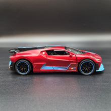 Load image into Gallery viewer, Explorafind 2021 Bugatti Divo Satin Red 1:32 Die Cast Car
