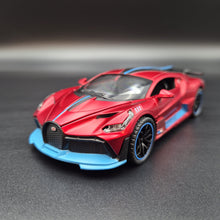 Load image into Gallery viewer, Explorafind 2021 Bugatti Divo Satin Red 1:32 Die Cast Car
