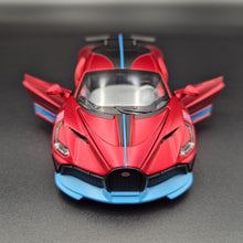 Load image into Gallery viewer, Explorafind 2021 Bugatti Divo Satin Red 1:32 Die Cast Car
