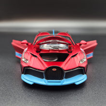 Load image into Gallery viewer, Explorafind 2021 Bugatti Divo Satin Red 1:32 Die Cast Car
