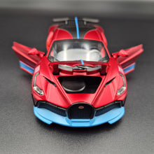 Load image into Gallery viewer, Explorafind 2021 Bugatti Divo Satin Red 1:32 Die Cast Car
