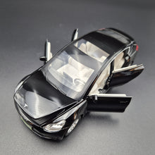 Load image into Gallery viewer, Explorafind 2021 Tesla Model 3 Black 1:32 Die Cast Car
