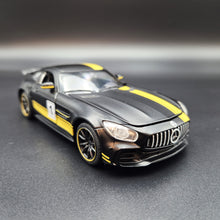 Load image into Gallery viewer, Explorafind 2019 Mercedes-Benz GT Satin Black 1:32 Die Cast Car
