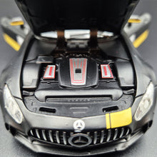 Load image into Gallery viewer, Explorafind 2019 Mercedes-Benz GT Satin Black 1:32 Die Cast Car
