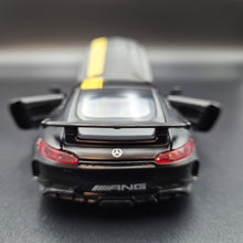 Load image into Gallery viewer, Explorafind 2019 Mercedes-Benz GT Satin Black 1:32 Die Cast Car
