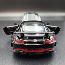 Load image into Gallery viewer, Explorafind 2019 Mercedes-Benz GT Black/Red 1:32 Die Cast Car
