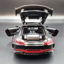 Load image into Gallery viewer, Explorafind 2019 Mercedes-Benz GT Black/Red 1:32 Die Cast Car
