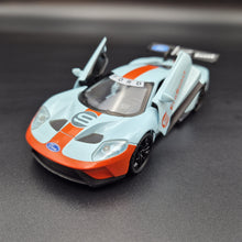 Load image into Gallery viewer, Explorafind 2019 Ford GT Gulf Blue 1:32 Die Cast Car
