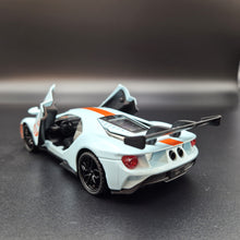 Load image into Gallery viewer, Explorafind 2019 Ford GT Gulf Blue 1:32 Die Cast Car
