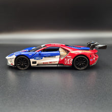 Load image into Gallery viewer, Explorafind 2019 Ford GT Race Car #66 Blue/Red 1:32 Die Cast Car
