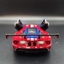 Load image into Gallery viewer, Explorafind 2019 Ford GT Race Car #66 Blue/Red 1:32 Die Cast Car
