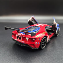 Load image into Gallery viewer, Explorafind 2019 Ford GT Race Car #66 Blue/Red 1:32 Die Cast Car
