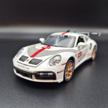 Load image into Gallery viewer, Explorafind 2019 Porsche 911 GT3 RSR White/Grey 1:32 Die Cast Car
