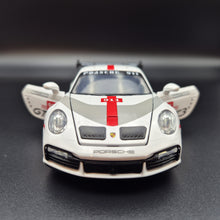 Load image into Gallery viewer, Explorafind 2019 Porsche 911 GT3 RSR White/Grey 1:32 Die Cast Car
