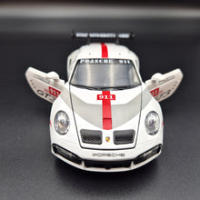 Load image into Gallery viewer, Explorafind 2019 Porsche 911 GT3 RSR White/Grey 1:32 Die Cast Car
