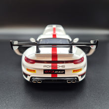 Load image into Gallery viewer, Explorafind 2019 Porsche 911 GT3 RSR White/Grey 1:32 Die Cast Car
