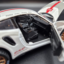 Load image into Gallery viewer, Explorafind 2019 Porsche 911 GT3 RSR White/Grey 1:32 Die Cast Car
