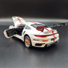 Load image into Gallery viewer, Explorafind 2019 Porsche 911 GT3 RSR White/Grey 1:32 Die Cast Car
