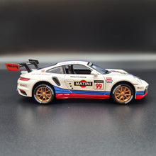 Load image into Gallery viewer, Explorafind 2019 Porsche 911 GT3 RSR White/Blue 1:32 Die Cast Car
