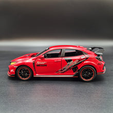 Load image into Gallery viewer, Explorafind 2021 Honda Civic Type R Red 1:32 Die Cast Car
