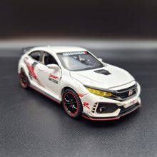 Load image into Gallery viewer, Explorafind 2021 Honda Civic Type White 1:32 Die Cast Car
