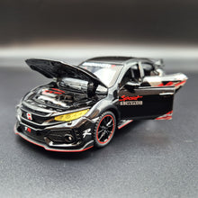 Load image into Gallery viewer, Explorafind 2021 Honda Civic Type R Black 1:32 Die Cast Car
