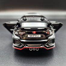 Load image into Gallery viewer, Explorafind 2021 Honda Civic Type R Black 1:32 Die Cast Car
