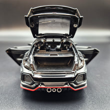 Load image into Gallery viewer, Explorafind 2021 Honda Civic Type R Black 1:32 Die Cast Car
