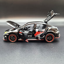 Load image into Gallery viewer, Explorafind 2021 Honda Civic Type R Black 1:32 Die Cast Car
