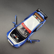 Load image into Gallery viewer, Explorafind 2015 Mitsubishi Lancer Evolution Blue 1:32 Die Cast Car
