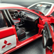 Load image into Gallery viewer, Explorafind 2015 Mitsubishi Lancer Evolution Red 1:32 Die Cast Car
